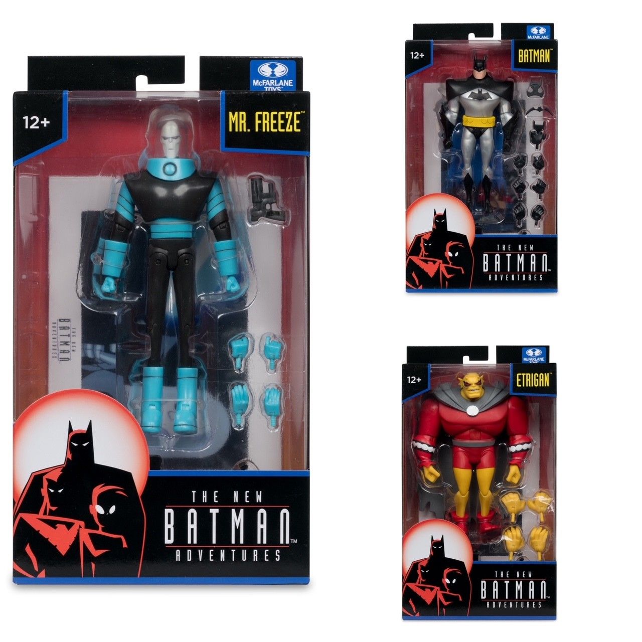 **PRE ORDER** DC DIRECT COLLECTIBLES 6" BATMAN THE NEW ADVENTURES WAVE 5 SET OF 3 ACTION FIGURES