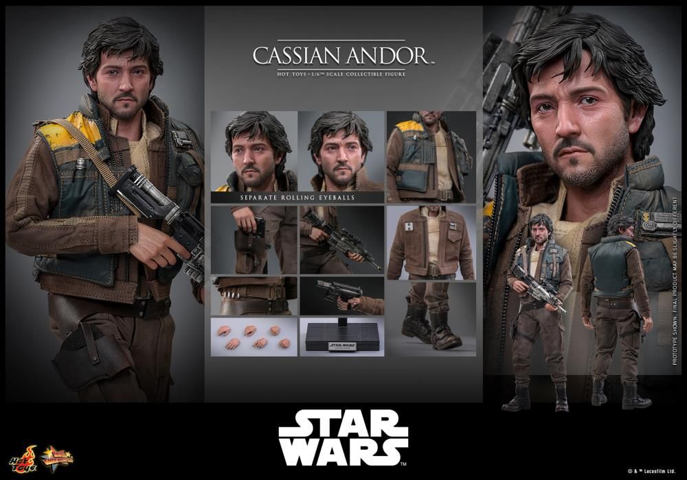 chikatoys　チカトイズ　threea　hottoys　1/6　フィギュア PRE ORDER** Hot Toys Star Wars 1:6 Casssian Andor (Rogue One, A