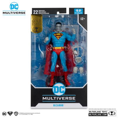 ***PRE-ORDER*** MCFARLANE TOYS 7" DC MULTIVERSE Bizzaro (DC Classic) Gold Label Action Figure