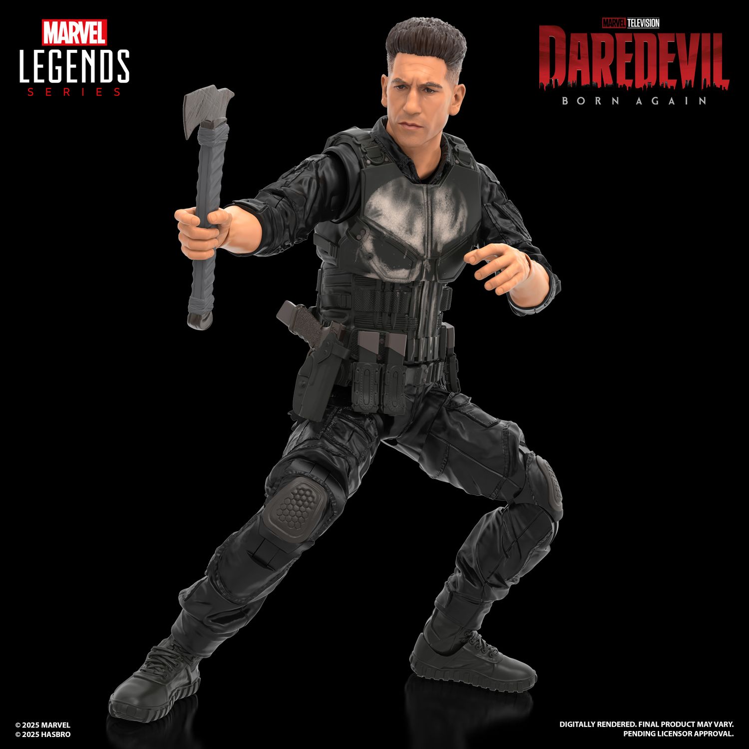 ***PRE-ORDER*** Marvel Legends 6" Disney Plus Daredevil Born Again Punisher Action Figure