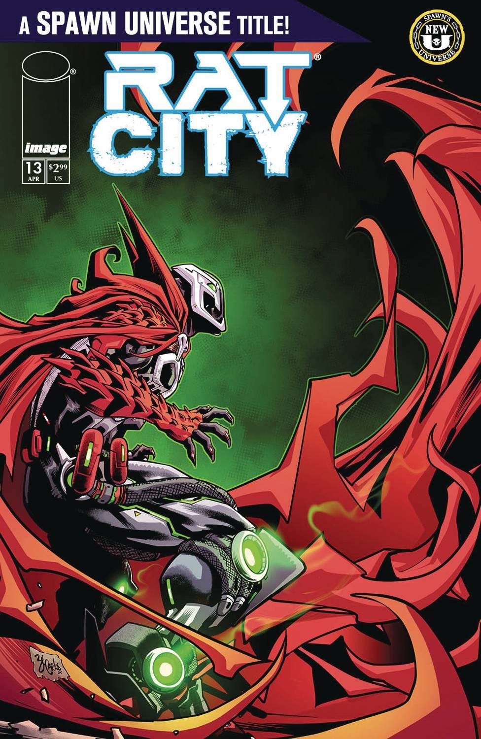 SPAWN RAT CITY #13 CVR A CARLOS IMAGE COMICS (23rd April 2025)