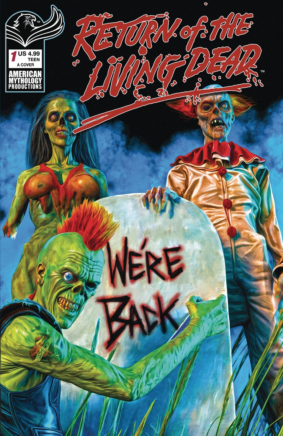 RETURN OF THE LIVING DEAD #1 CVR A SPEARS PAINTED AMERICAN MYTHOLOGY PRODUCTIONS (23rd April 2025)