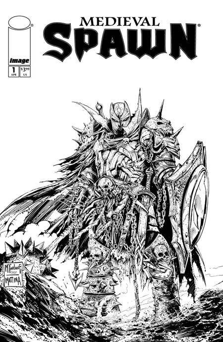 MEDIEVAL SPAWN #1 (OF 4) CVR B MCFARLANE & MATTINA IMAGE COMICS (23rd April 2025)
