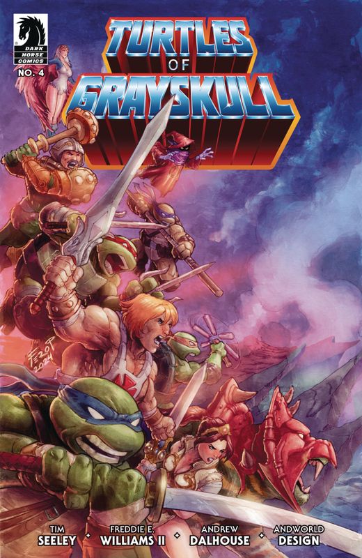 MASTERS OF UNIVERSE TMNT TURTLES OF GRAYSKULL #4 CVR C PENIC DARK HORSE (23rd April 2025)