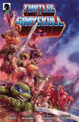 MASTERS OF UNIVERSE TMNT TURTLES OF GRAYSKULL #4 CVR C PENIC DARK HORSE (23rd April 2025)