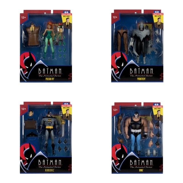 MCFARLANE TOYS DC MULTIVERSE SET OF 4 ACTION FIGURES (Batman: The Animated Series) BAF BRUCE WAYNE