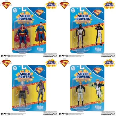 DC SUPER POWERS 5" SUPERMAN 2025 CASE OF 6 ACTION FIGURES