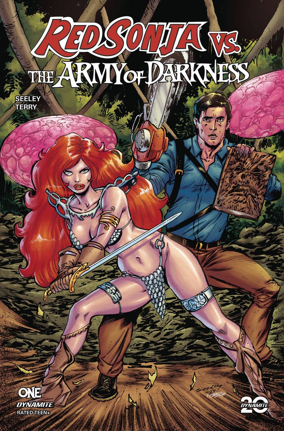 RED SONJA VS AOD #1 CVR B SEELEY DYNAMITE (30th April 2025)