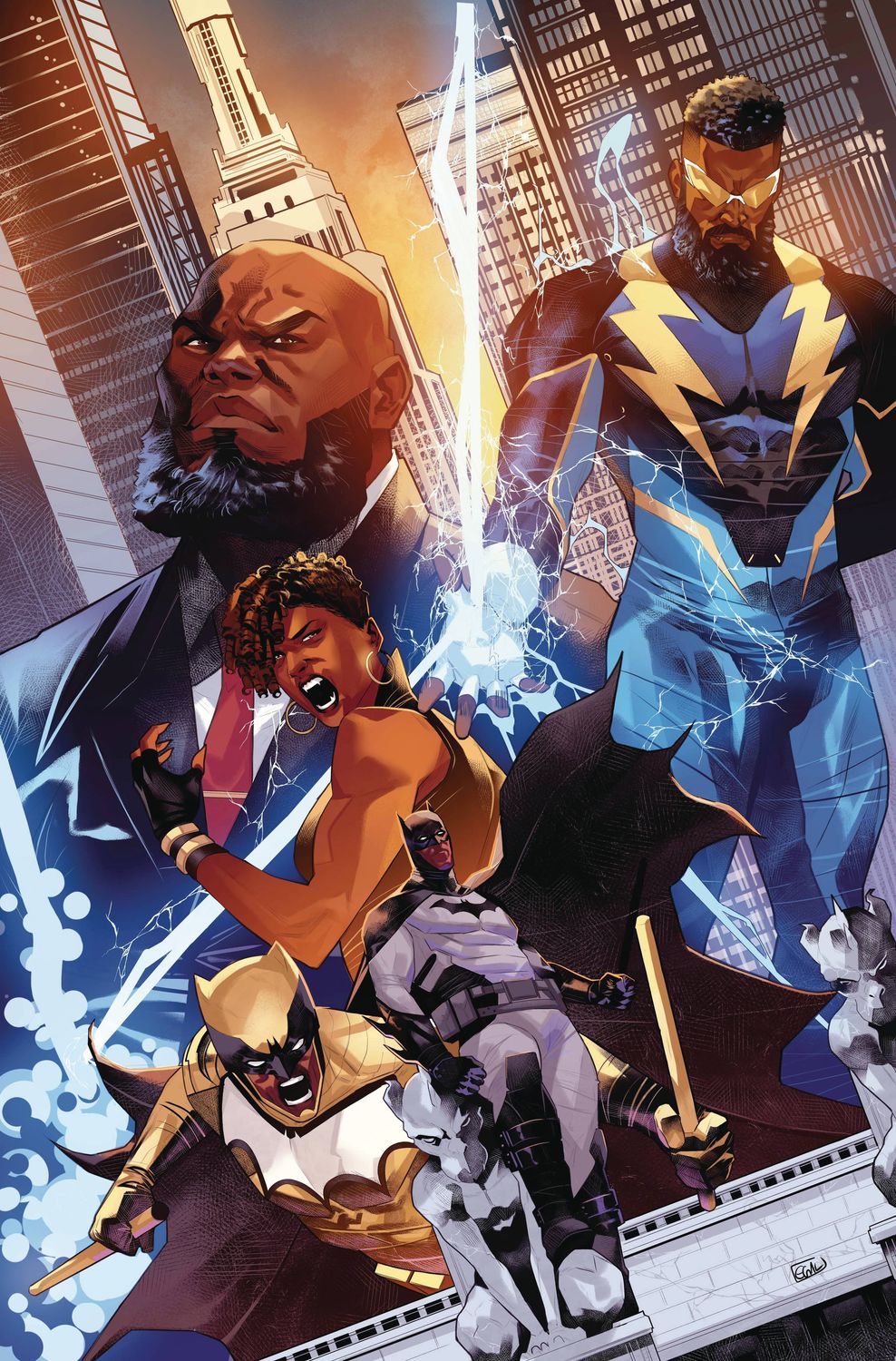 POWER COMPANY RECHARGED #1 OS CVR A EDWIN GALMON DC COMICS (30th April 2025)