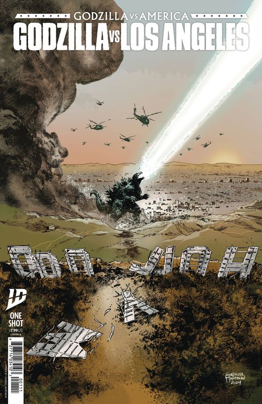 GODZILLA VS AMERICA LOS ANGELES #1 CVR A HARDMAN IDW (30th April 2025)