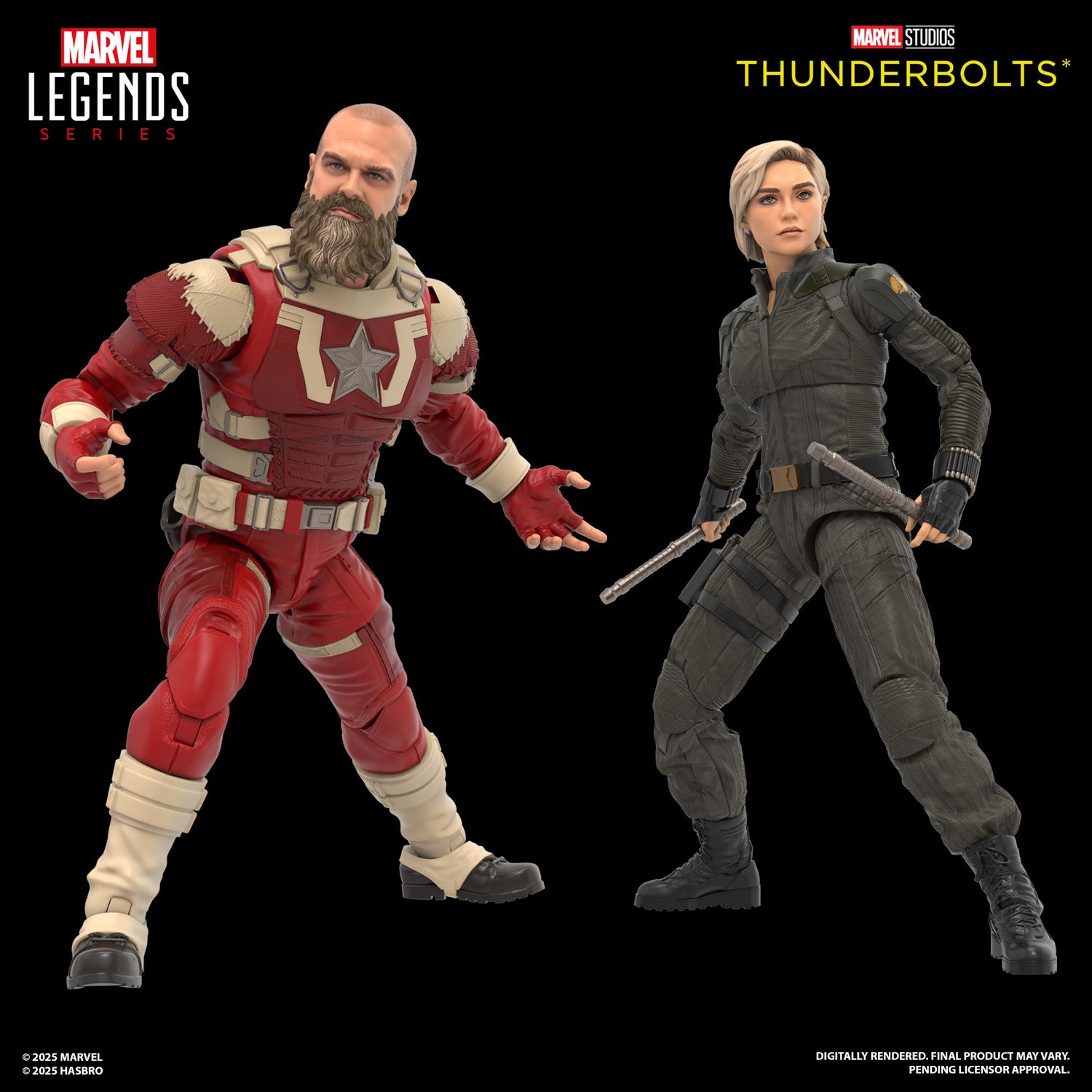 ***PRE-ORDER*** Marvel Legends Series Thunderbolts Yelena Belova and Red Guardian Action Figures