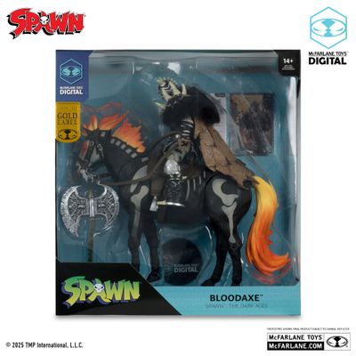 **PRE-ORDER** McFarlane Toys 7" Bloodaxe with Horse (Spawn: The Dark Ages) Gold Label 2-Pack with McFarlane Toys Digital Collectible