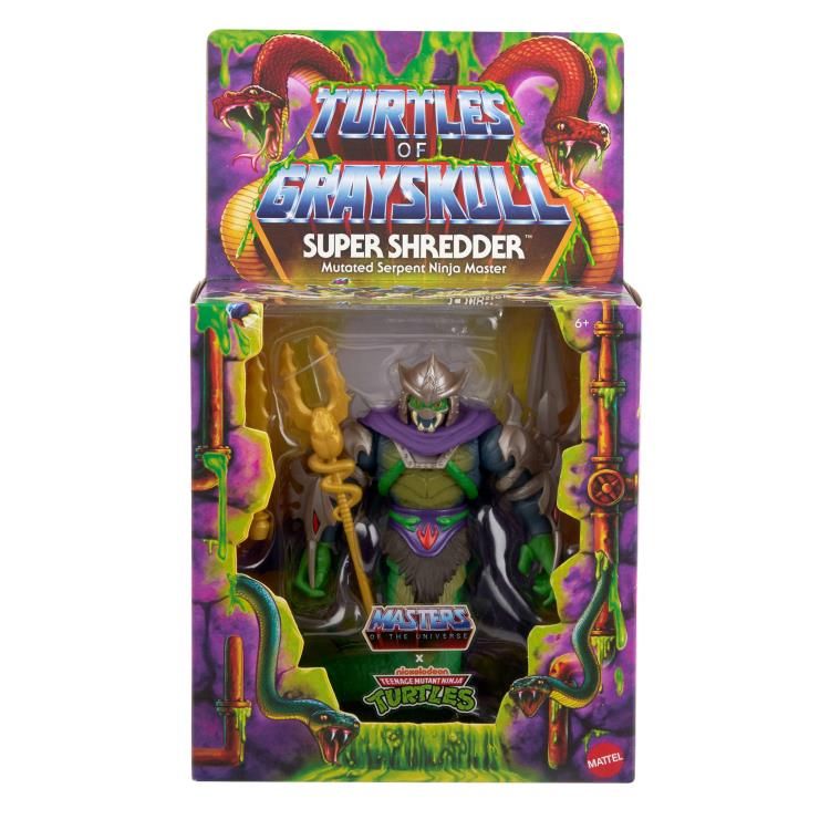 **PRE-ORDER** Masters of the Universe Origins Turtles of Grayskull Super Shredder Deluxe Action Figure
