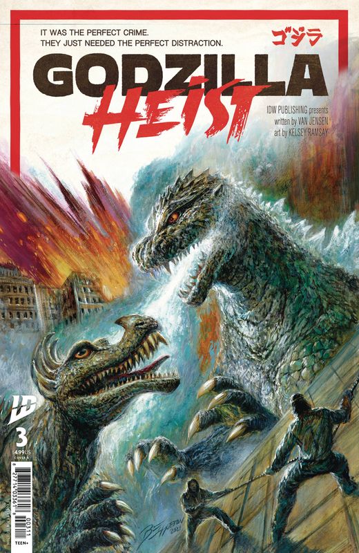 GODZILLA HEIST #3 CVR A EGGLETON IDW (7th May 2025)
