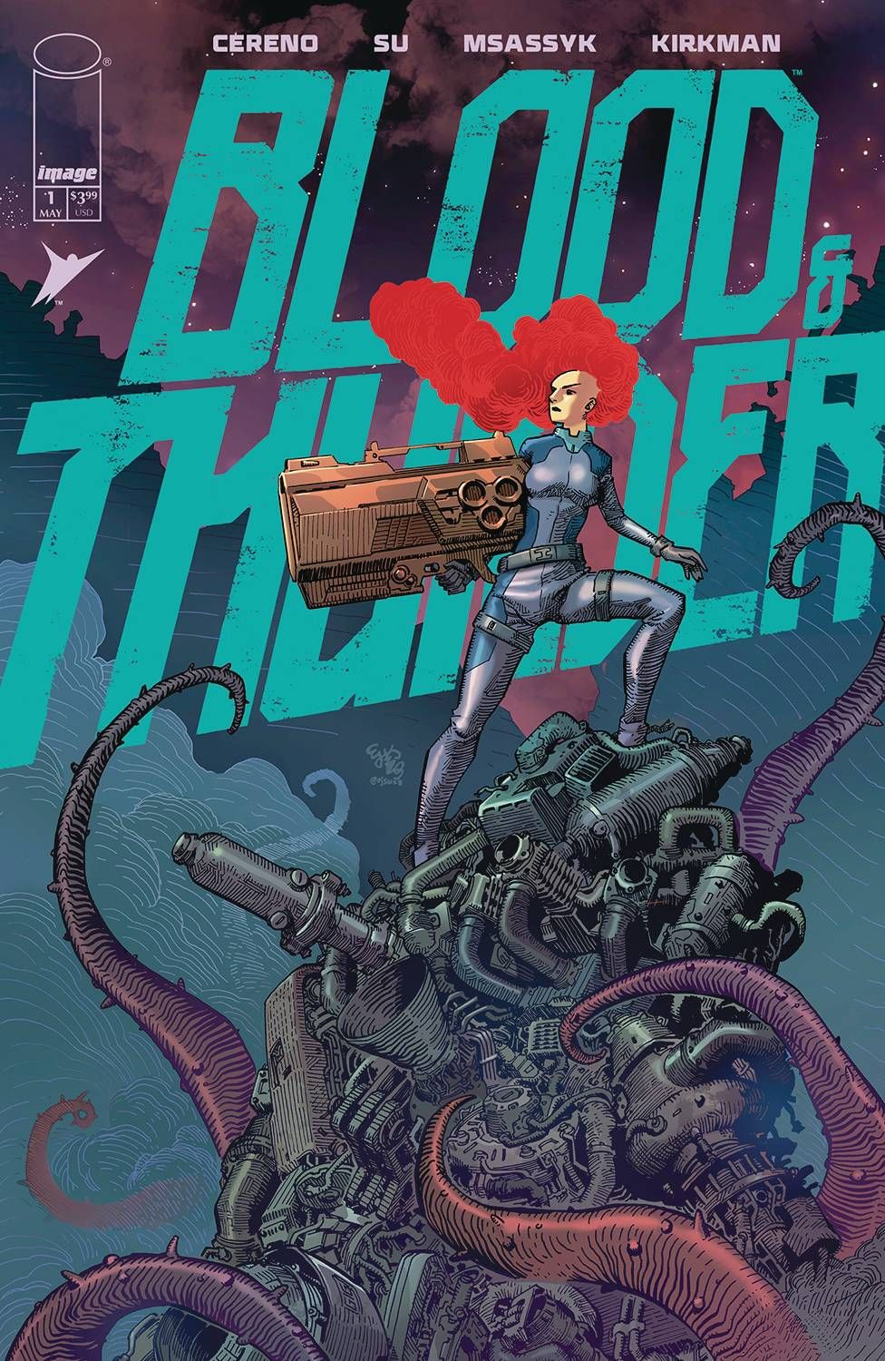 BLOOD & THUNDER #1 CVR A EJ SU & MSASSYK IMAGE COMICS (7th May 2025)