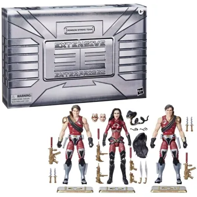 GI JOE Classified Series 6" Crimson Strike Team: Baroness, Tomax, & Xamot Exclusive Action Figure Set