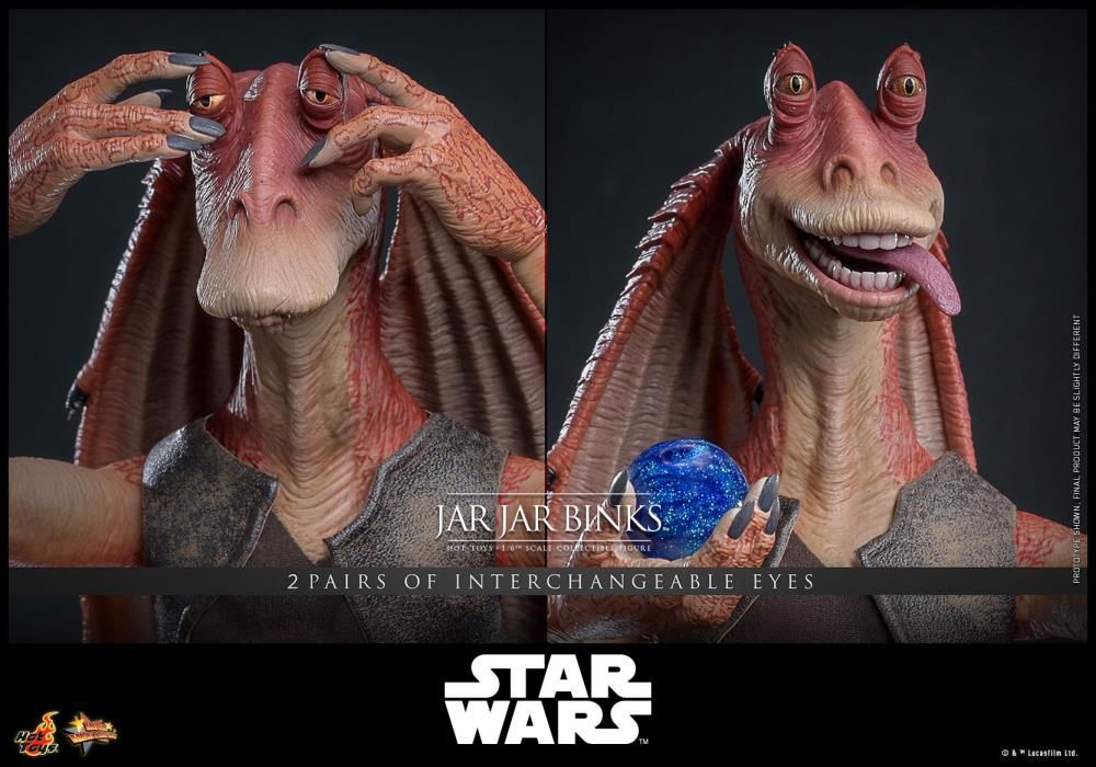 PRE ORDER** Hot Toys Star Wars 1:6 Jar Jar Binks (The Phantom Menace) - Main Image