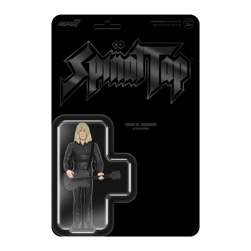 Super7 SPINAL TAP Reaction Figure: David St. Hibbins (None More Black) Wave 2