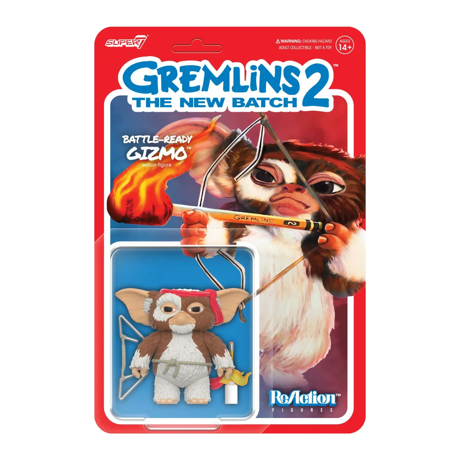 Super7 GREMLINS Reaction Figure: Gizmo (Battle Ready) Wave 2