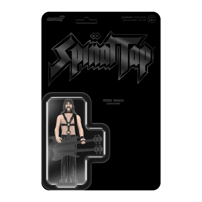 Super7 SPINAL TAP Reaction Figure: Derek Smalls (None More Black) Wave 2