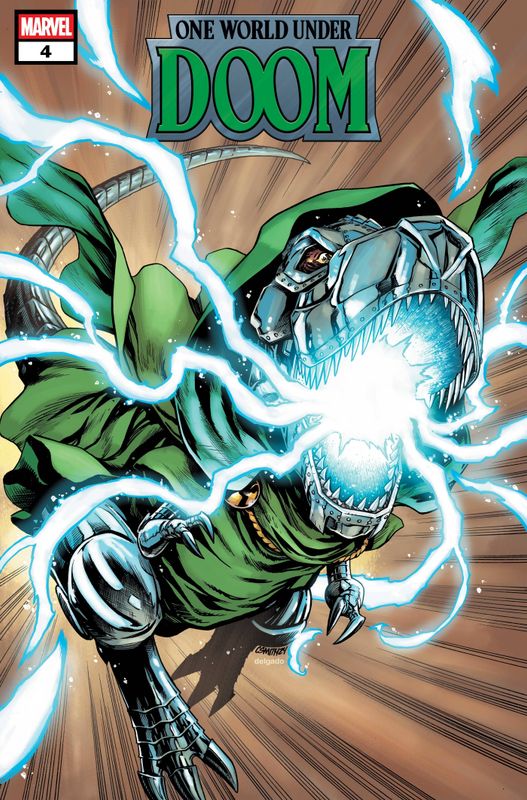 ONE WORLD UNDER DOOM #4 (OF 9) CORY SMITH DOOMASAUR VAR MARVEL COMICS (14th May 2025)