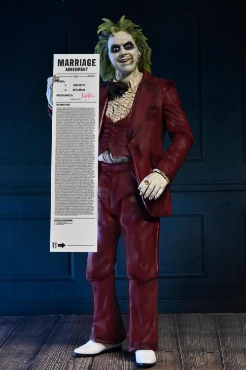 ***PRE ORDER*** NECA 7" Scale Beetlejuice Beetlejuice Ultimate "Red Tuxedo" Beetlejuice Action Figure