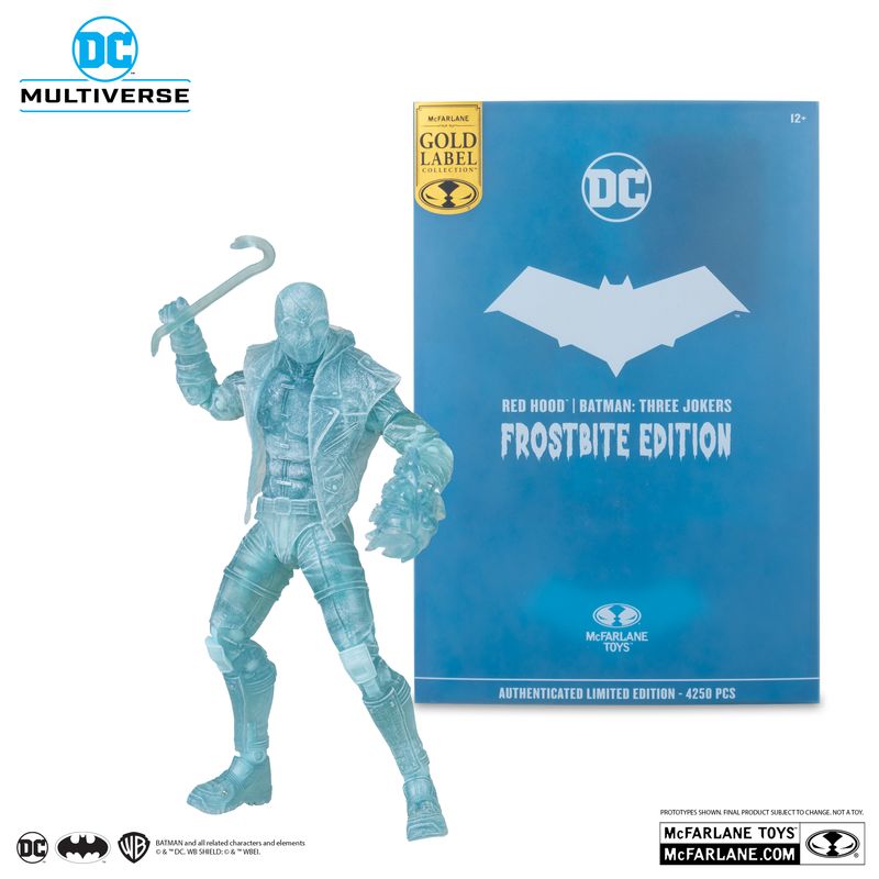 MCFARLANE TOYS 7" DC MULTIVERSE Red Hood (Three Jokers) Frostbite Edition 7in Action Figure Gold Label