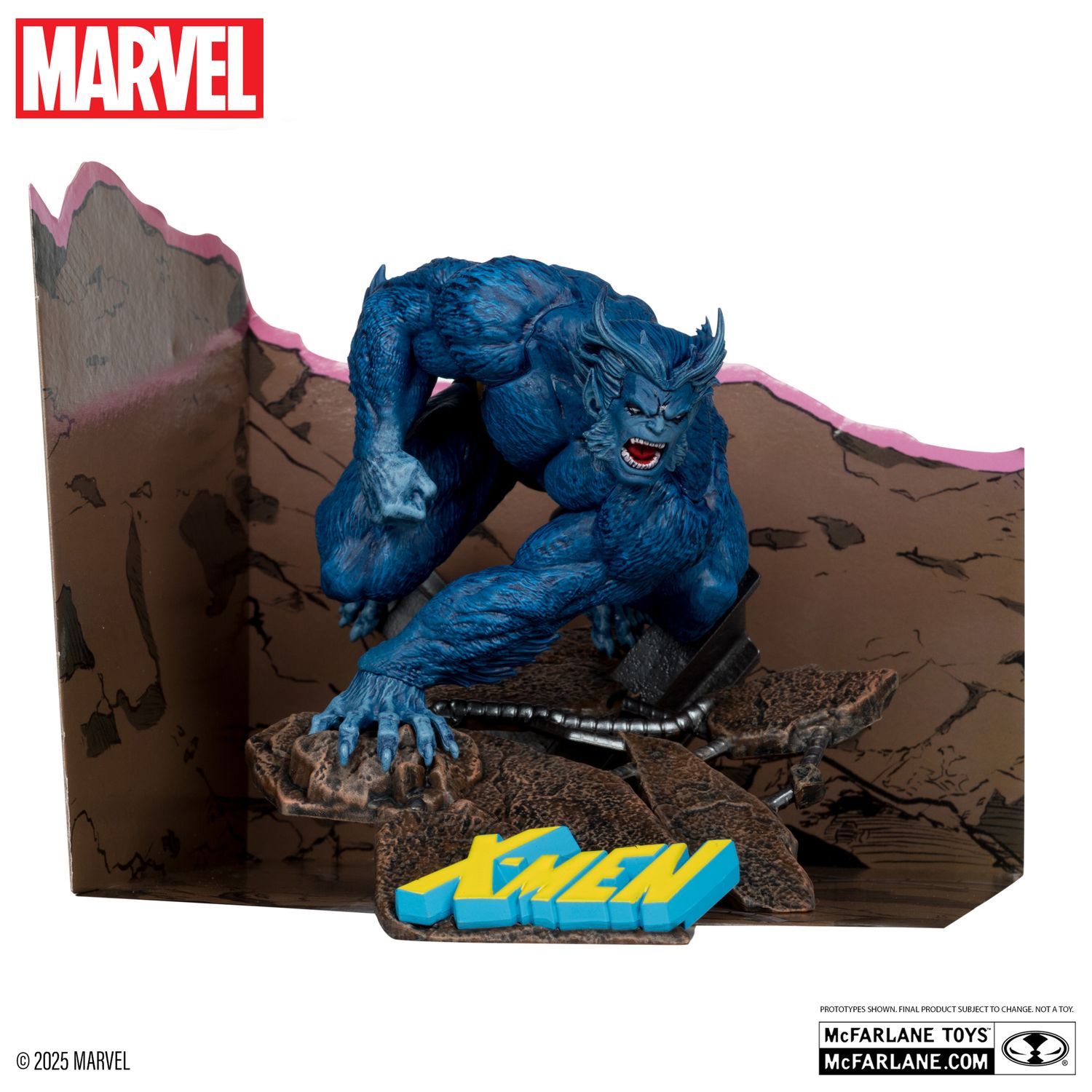 ** PRE-ORDER** McFarlane MARVEL Beast 1:10th Scale Collectible with Scene (X-Men #1)