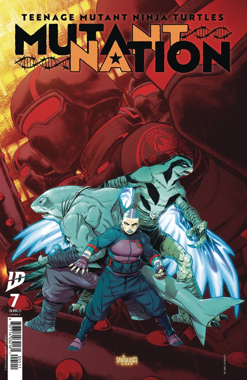 TMNT MUTANT NATION #7 CVR A SANTOLOUCO IDW (11th June 2025)