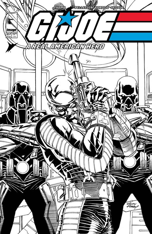 GI JOE A REAL AMERICAN HERO #317 CVR B ANDY KUBERT B&W VAR IMAGE COMICS (11th June 2025)