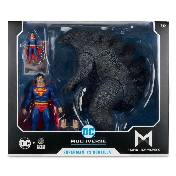 ***PRE-ORDER*** MCFARLANE TOYS DC MULTIVERSE Superman VS Godzilla (Justice League vs. Godzilla vs. Kong) 2pk