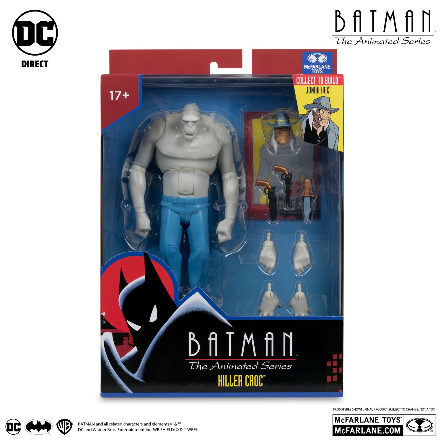 **PRE ORDER** MCFARLANE TOYS DC MULTIVERSE KILLER CROC (Batman: The Animated Series) BAF JONAH HEX