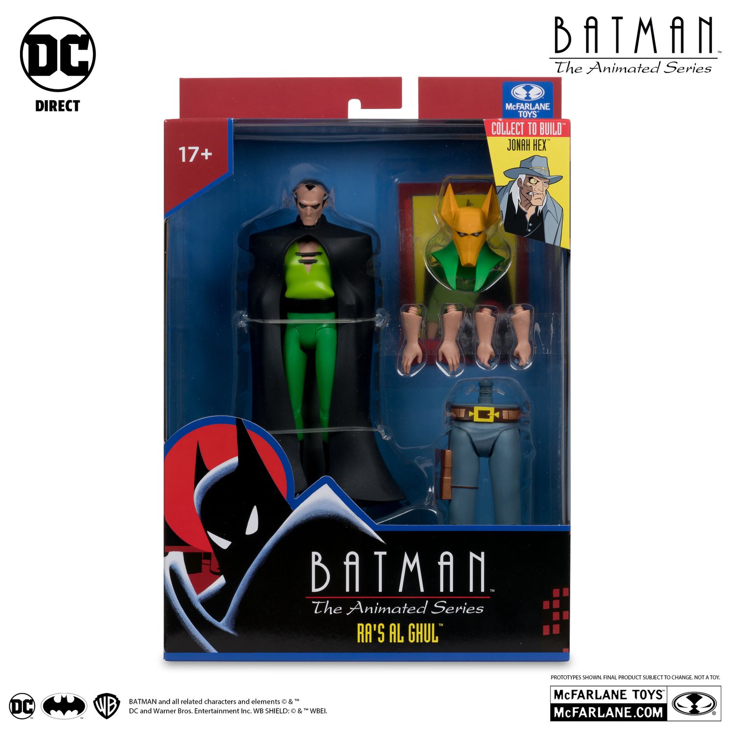 **PRE ORDER** MCFARLANE TOYS DC MULTIVERSE RA'S AL GHUL (Batman: The Animated Series) BAF JONAH HEX