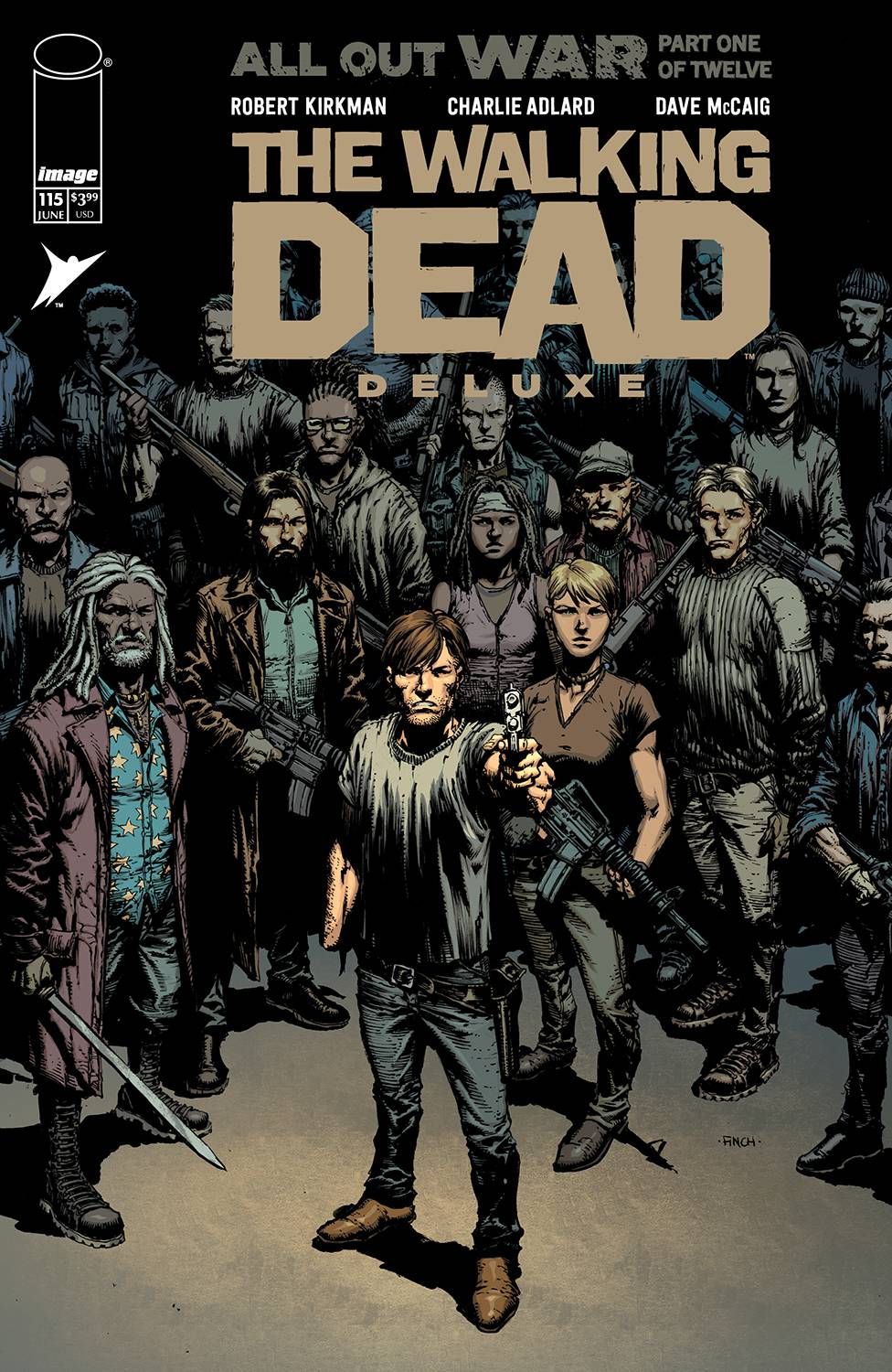 WALKING DEAD DELUXE #115 CVR A DAVID FINCH & DAVE MCCAIG IMAGE COMICS (18th June 2025)