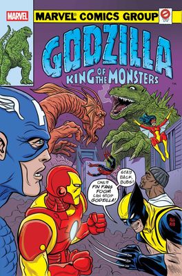 GODZILLA VS AVENGERS #1 ALLRED KING OF MONSTERS HOMAGE VAR MARVEL COMICS (18th June 2025)