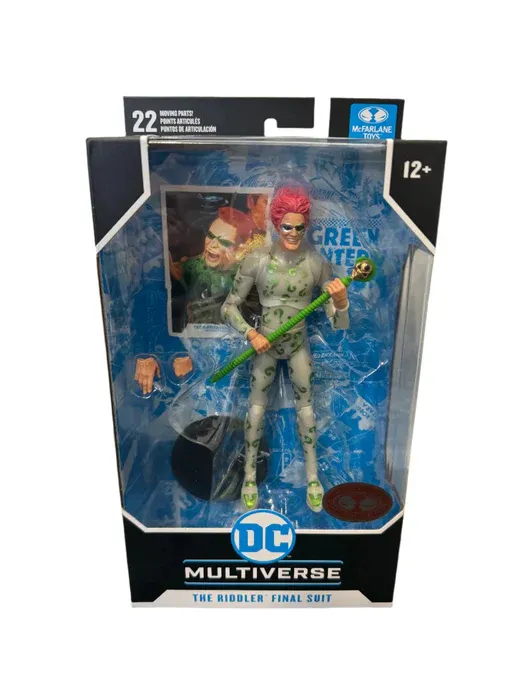 McFarlane Toys DC Multiverse Batman Forever Riddler Final Suit Action Figure (Red Platinum Chase)