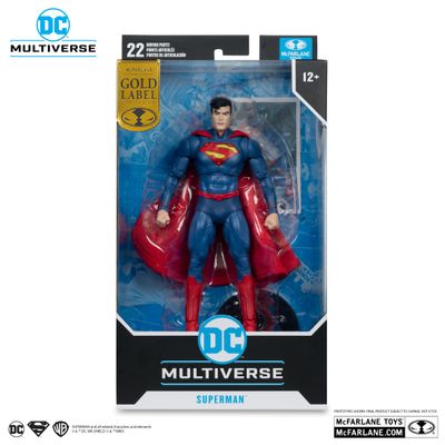 MCFARLANE TOYS 7" DC MULTIVERSE Superman (New 52) Gold Label Action Figure