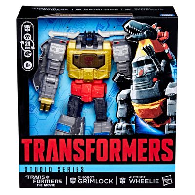 ***PRE ORDER*** Transformers Studio Series The Transformers: The Movie Dinobot Grimlock and Autobot Wheelie