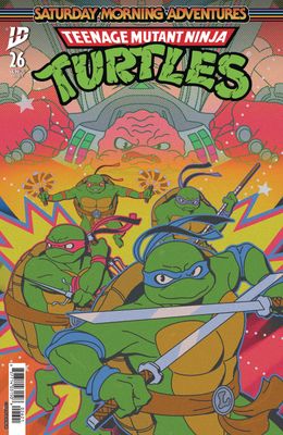 TMNT SATURDAY MORNING ADV #26 CVR B BOXERBUN IDW (25th June 2025)