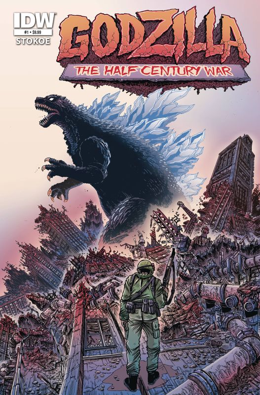 GODZILLA 70TH ANNIV FOIL CLASSICS HALF CENTURY WAR #1 IDW (25th June 2025)