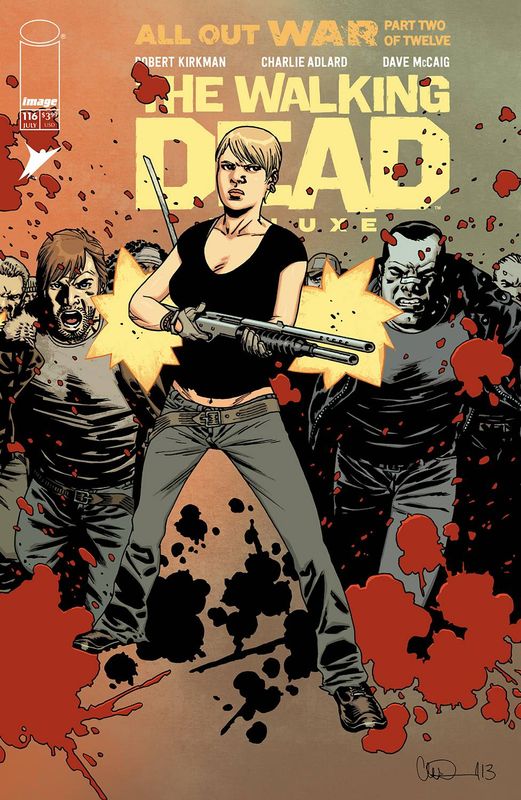 WALKING DEAD DELUXE #116 CVR B CHARLIE ADLARD & DAVE MCCAIG IMAGE COMICS (2nd July 2025)