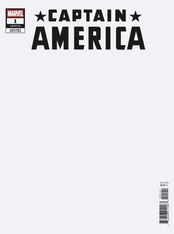 CAPTAIN AMERICA #1 BLANK CVR VAR MARVEL COMICS (2nd July 2025)