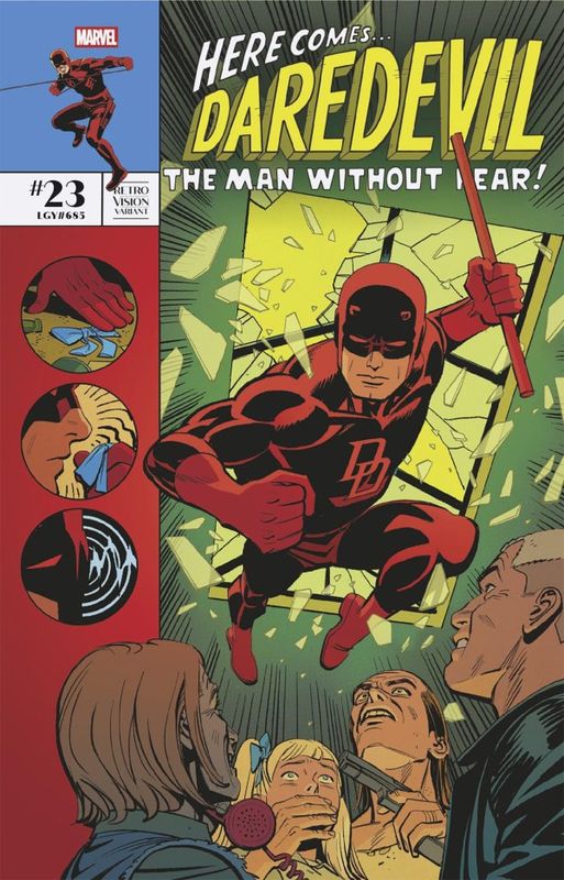 DAREDEVIL #23 LEO ROMERO RETRO VISION VAR MARVEL COMICS (2nd July 2025)