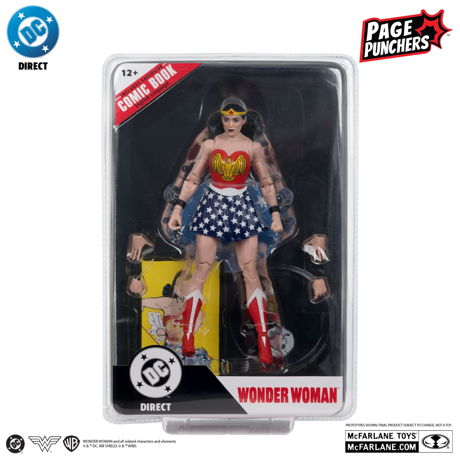 ***PRE ORDER*** DC DIRECT COLLECTIBLES 7" PAGE PUNCHERS CLASSIC WONDER WOMAN ACTION FIGURE WITH COMIC (WONDER WOMAN #1)