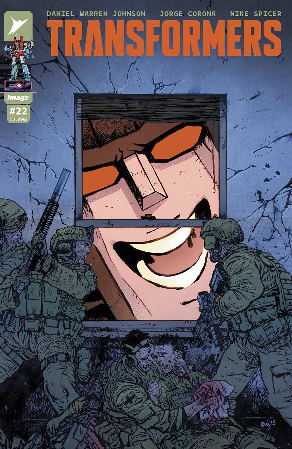 TRANSFORMERS #22 CVR A DANIEL WARREN JOHNSON & MIKE SPICER IMAGE COMICS (9th July 2025)