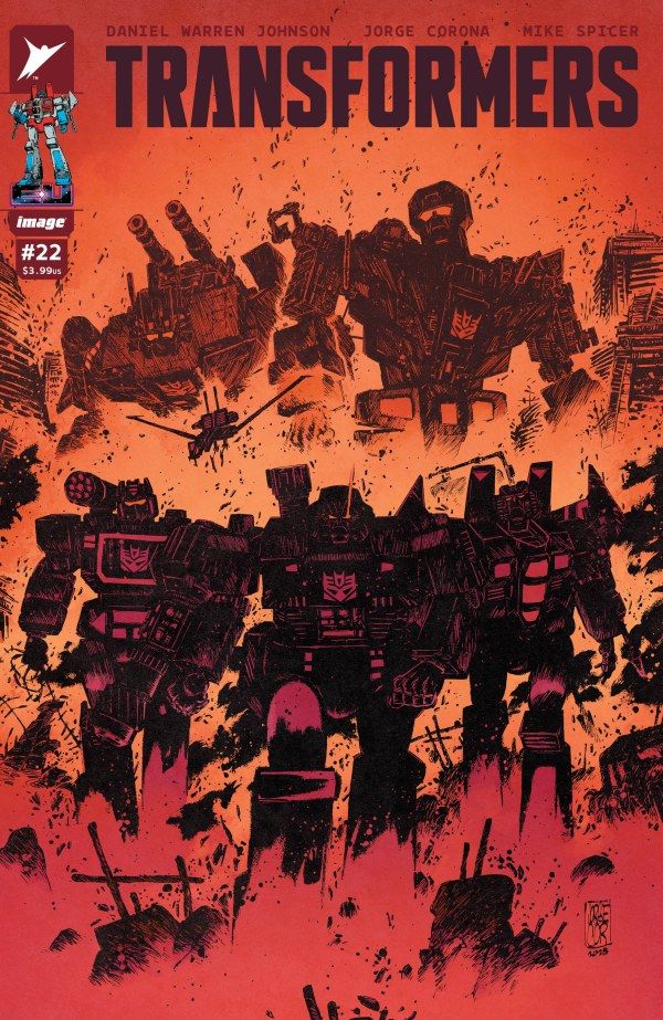 TRANSFORMERS #22 CVR B JORGE CORONA & MIKE SPICER VAR IMAGE COMICS (9th July 2025)
