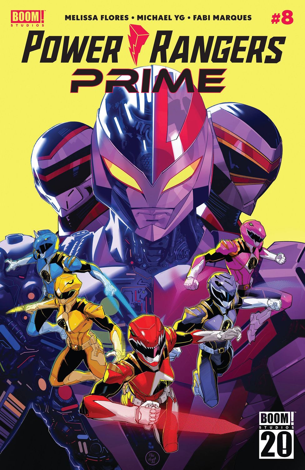 POWER RANGERS PRIME #8 CVR A MORA BOOM PRH (9th July 2025)