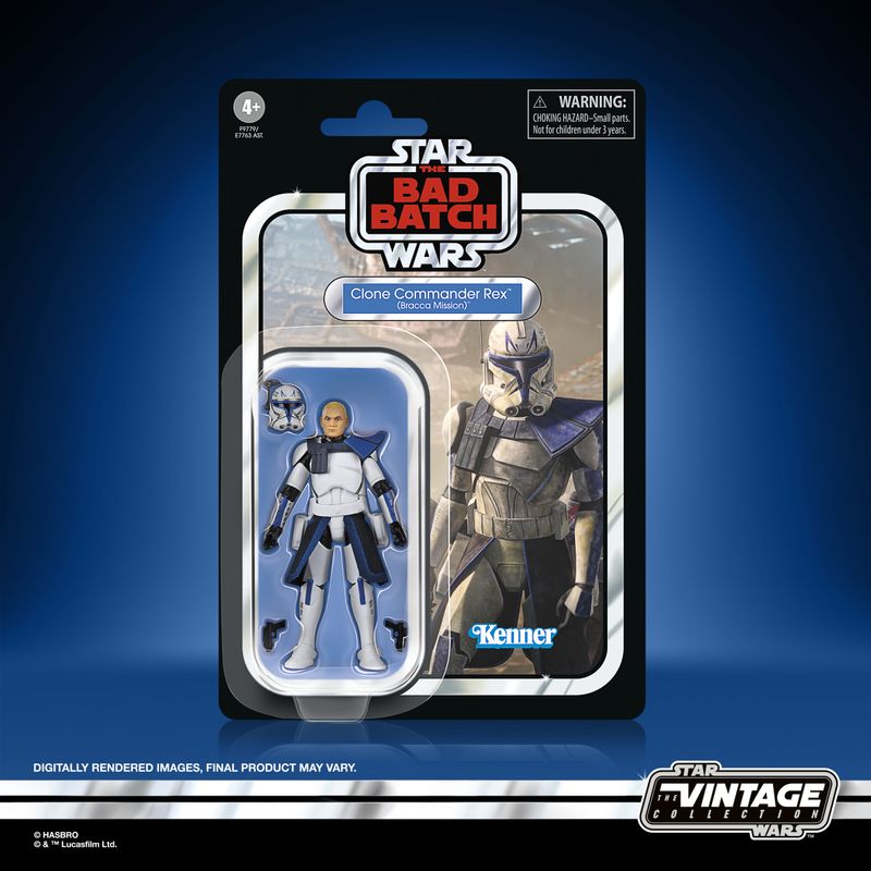 Star Wars The Vintage Collection 3.75" Clone Commander Rex (The Bad Batch) Bracca Mission