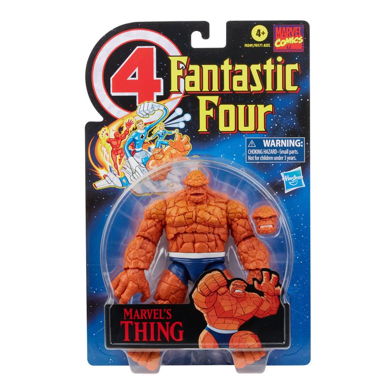 Marvel Legends 6" Retro Fantastic Four Wave Marvel's The Thing