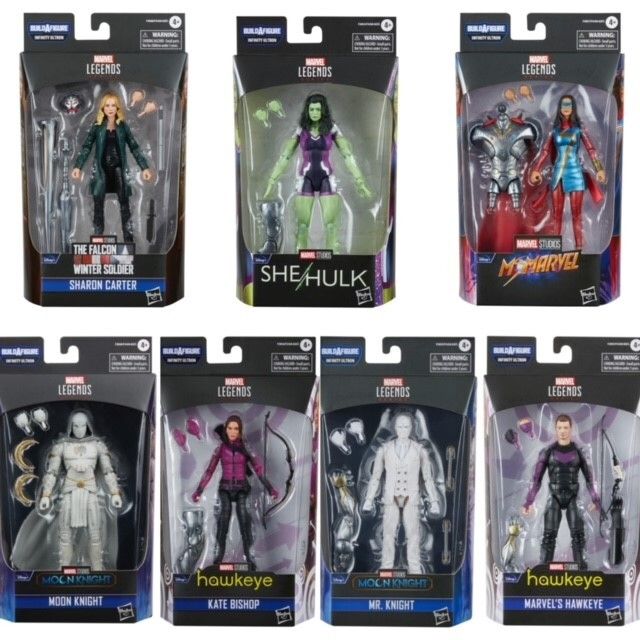 Marvel Legends 6 Marvel Legends 6" Disney Plus Wave 3 Set of 7 (INFINITY ULTRON BAF)